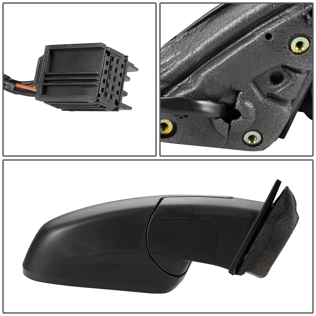 RETROVISOR MIRROR - OEM - 10-17 GMC TERRAIN - POWERED - HEATED - FOLDING - CHROME - RIGHT