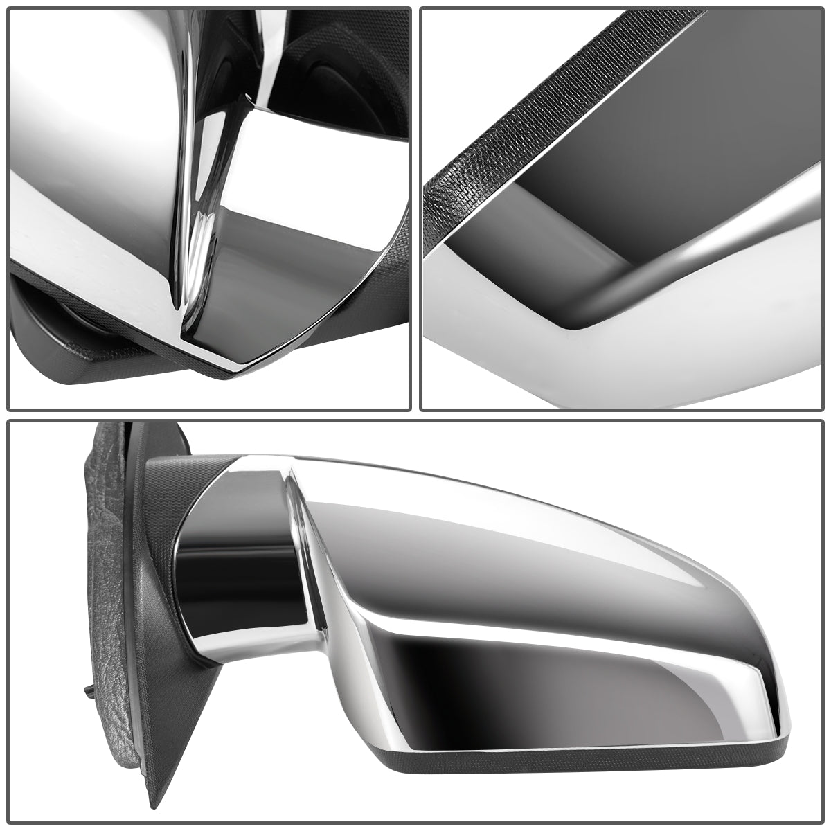 RETROVISOR MIRROR - OEM - 10-17 GMC TERRAIN - POWERED - HEATED - FOLDING - CHROME - RIGHT