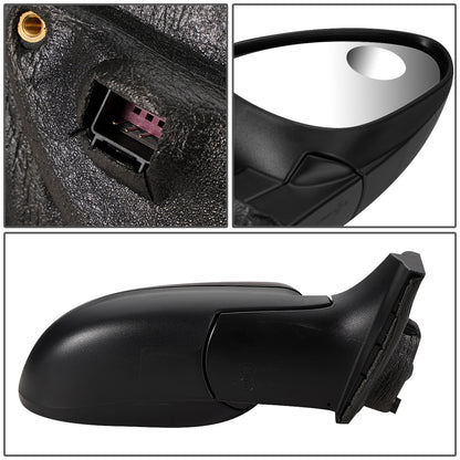 RETROVISOR MIRROR - OEM - 12-13 CHEVY SONIC - POWERED - HEATED - W/ BLIND SPOT GLASS - FOLDING - BLACK MATERIAL - RIGHT