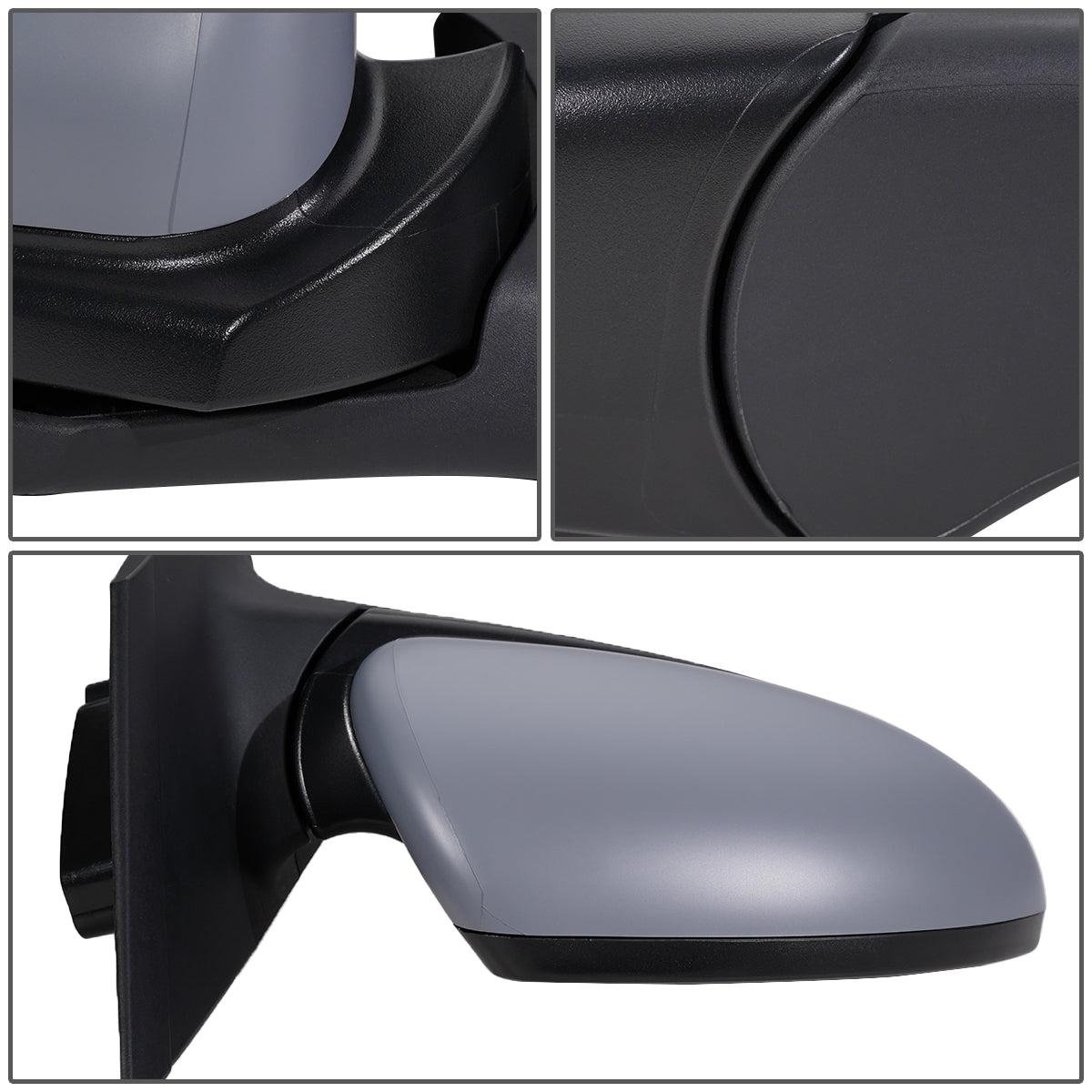 RETROVISOR MIRROR - OEM - 11-15 CHEVY CRUZE - POWERED - HEATED - W/ BSD - FOLDING - GRAY - RIGHT