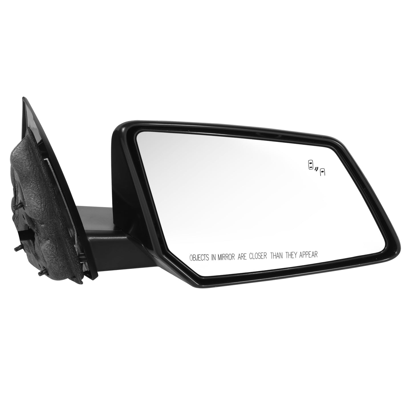 RETROVISOR MIRROR - OE STYLE - CHEVROLET TRAVERSE 13-17 - GMC ACADIA 13-16 - GMC ACADIA LIMITED 17 - WITH POWER WITH HEATED WITH SIGNAL WITH BLIND SPOT WITH MEMORY - PASSENGER SIDE - PAINT TO MATCH - BLACK