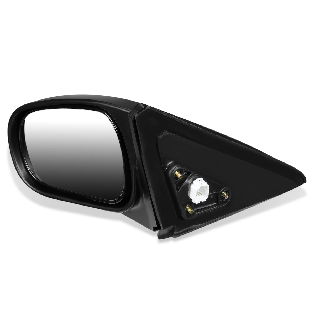 RETROVISOR MIRROR - OEM - 96-00 HONDA CIVIC 2-DOOR - POWERED - PAINTABLE - MATTE BLACK - LEFT