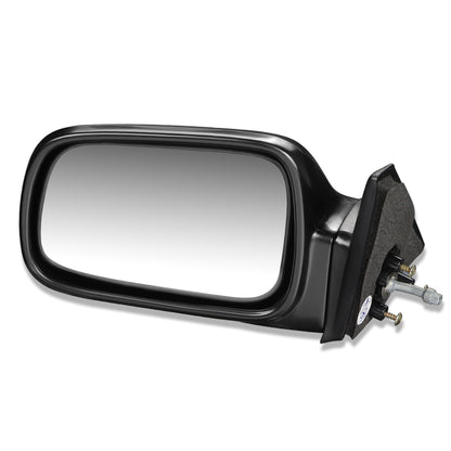 RETROVISOR MIRROR - OEM - 88-91 HONDA CIVIC - MANUAL - W/ LEVER - FLEXIBLE - BLACK MATERIAL - LEFT