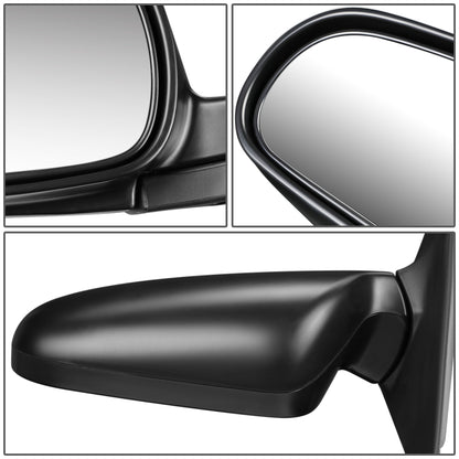 RETROVISOR MIRROR - OEM - 90-93 HONDA ACCORD - FOLDING - TEXTURED - BLACK - LEFT