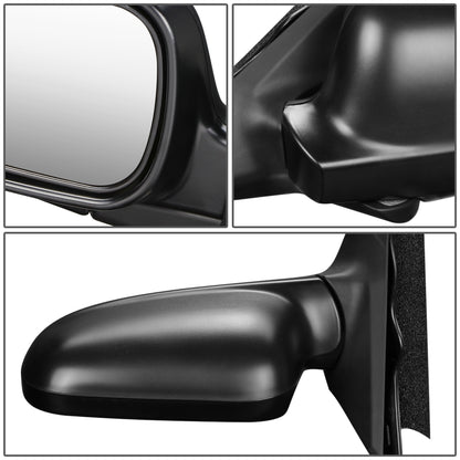 RETROVISOR MIRROR - OEM - 94-97 HONDA ACCORD - POWERED - FOLDING - TEXTURED - BLACK - LEFT