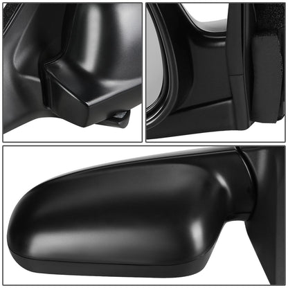 RETROVISOR MIRROR - OEM - 94-97 HONDA ACCORD 2-DOOR - POWERED - PAINTABLE - BLACK - LEFT