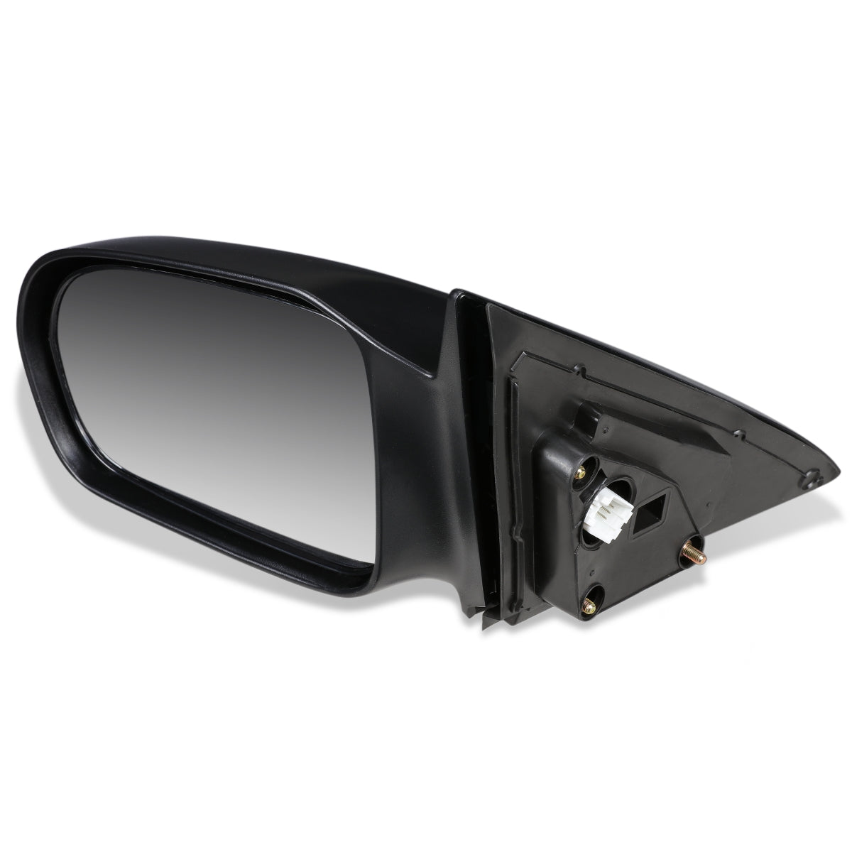 RETROVISOR MIRROR - OEM - 01-05 HONDA CIVIC 2-DOOR HX LX - POWERED - PAINTABLE - BLACK - LEFT