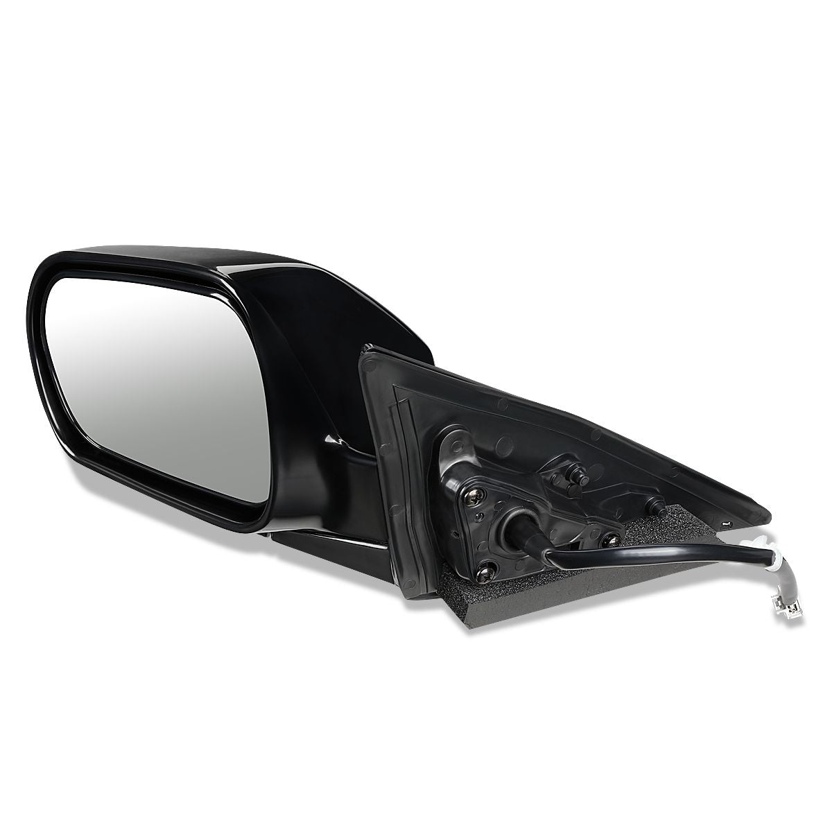 RETROVISOR MIRROR - OEM - 98-02 HONDA ACCORD 2-DOOR - POWERED - TEXTURED - BLACK - LEFT