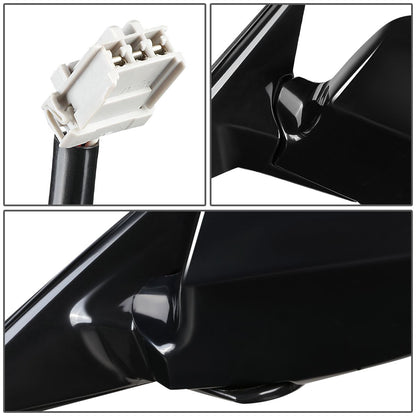 RETROVISOR MIRROR - OEM - 98-02 HONDA ACCORD 2-DOOR - POWERED - TEXTURED - BLACK - LEFT