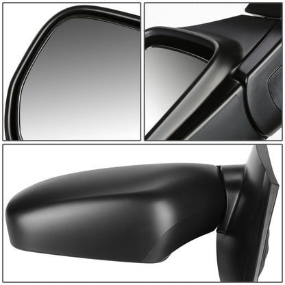 RETROVISOR MIRROR - OEM - 99-04 HONDA ODYSSEY - MANUAL - TEXTURED - BLACK - LEFT