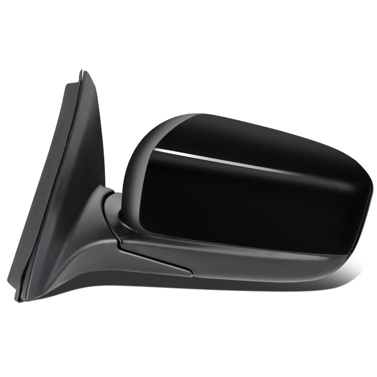 RETROVISOR MIRROR - OEM - 03-07 HONDA ACCORD - POWERED - FOLDING - BLACK MATERIAL - LEFT