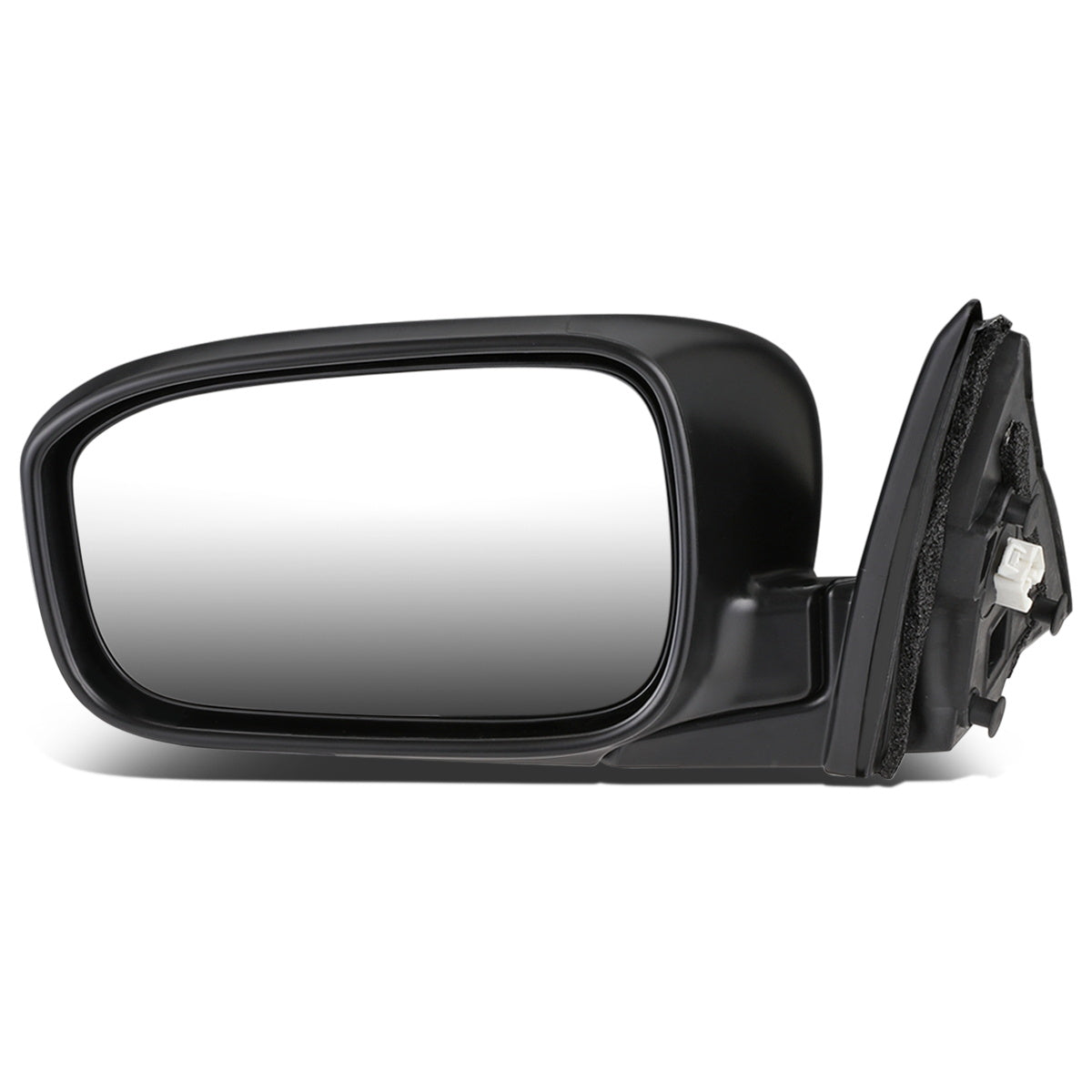RETROVISOR MIRROR - OEM - 03-07 HONDA ACCORD - POWERED - FOLDING - BLACK MATERIAL - LEFT