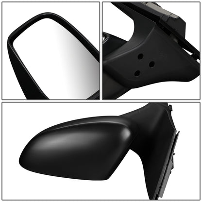 RETROVISOR MIRROR - OEM - 05-07 HONDA ODYSSEY - POWERED - HEATED - FOLDING - TEXTURED - BLACK MATERIAL - LEFT