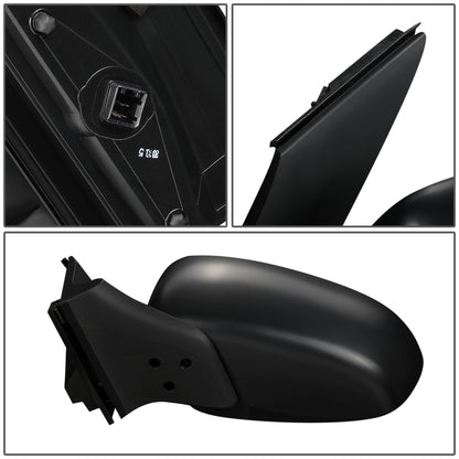 RETROVISOR MIRROR - OEM - 05-07 HONDA ODYSSEY - POWERED - HEATED - FOLDING - TEXTURED - BLACK MATERIAL - LEFT