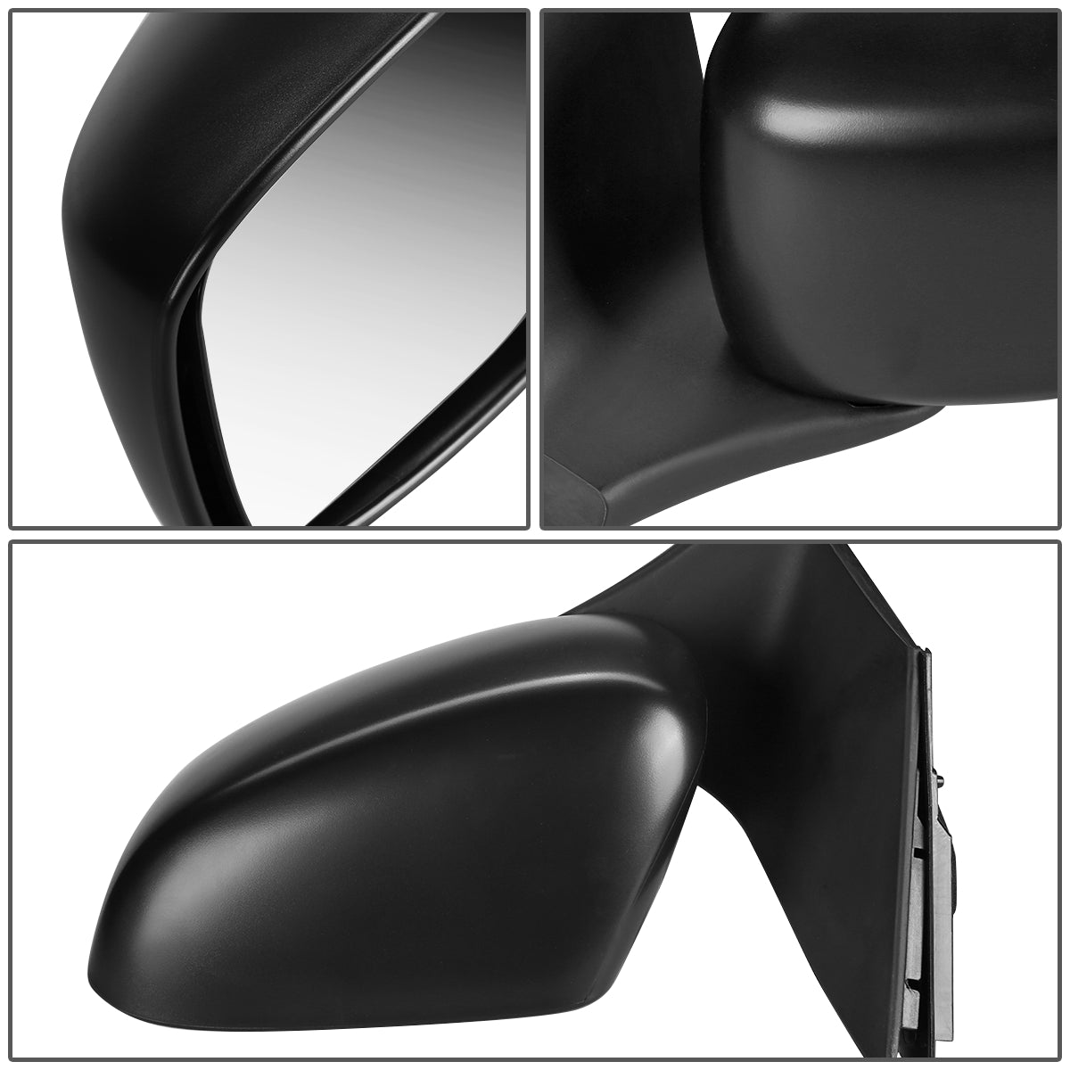 RETROVISOR MIRROR - OEM - 05-10 HONDA ODYSSEY - POWERED - TEXTURED - BLACK - LEFT