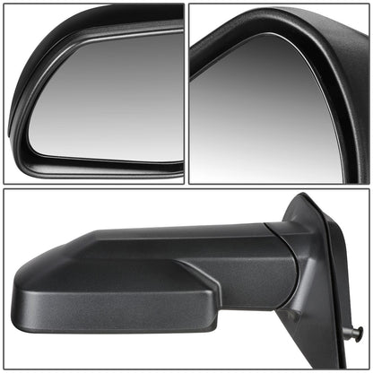 RETROVISOR MIRROR - OEM - 03-08 HONDA ELEMENT EX - POWERED - TEXTURED - BLACK - LEFT