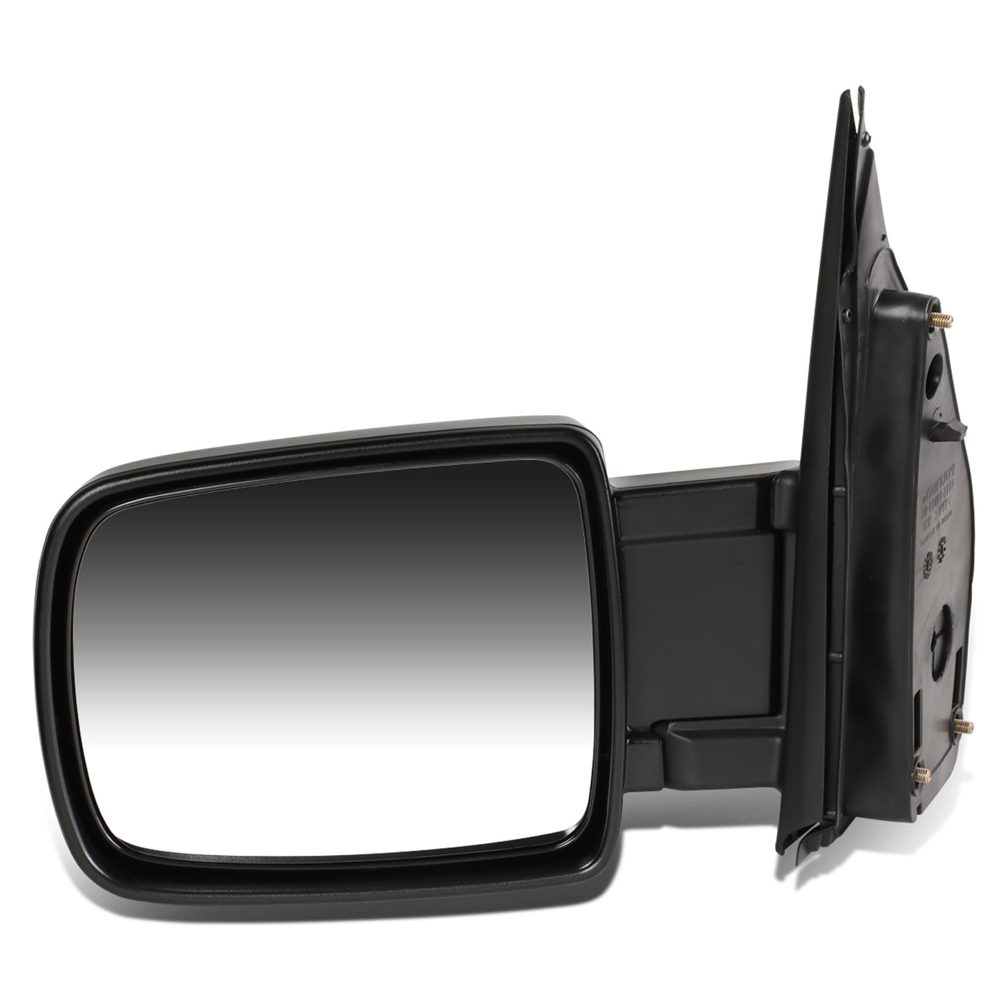 RETROVISOR MIRROR - OEM - 03-04 HONDA ELEMENT DX LX - MANUAL - PAINTABLE - BLACK - LEFT