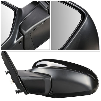 RETROVISOR MIRROR - OEM - 08-12 HONDA ACCORD 2-DOOR - POWERED - PAINTABLE - BLACK - LEFT