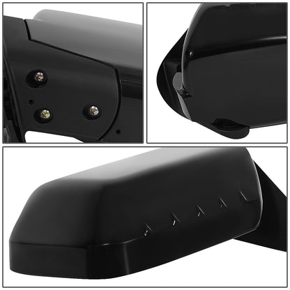 RETROVISOR MIRROR - OEM - 06-09 HONDA RIDGELINE - POWERED - HEATED - PAINTABLE - BLACK - LEFT