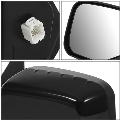 RETROVISOR MIRROR - OEM - 06-09 HONDA RIDGELINE - POWERED - HEATED - PAINTABLE - BLACK - LEFT
