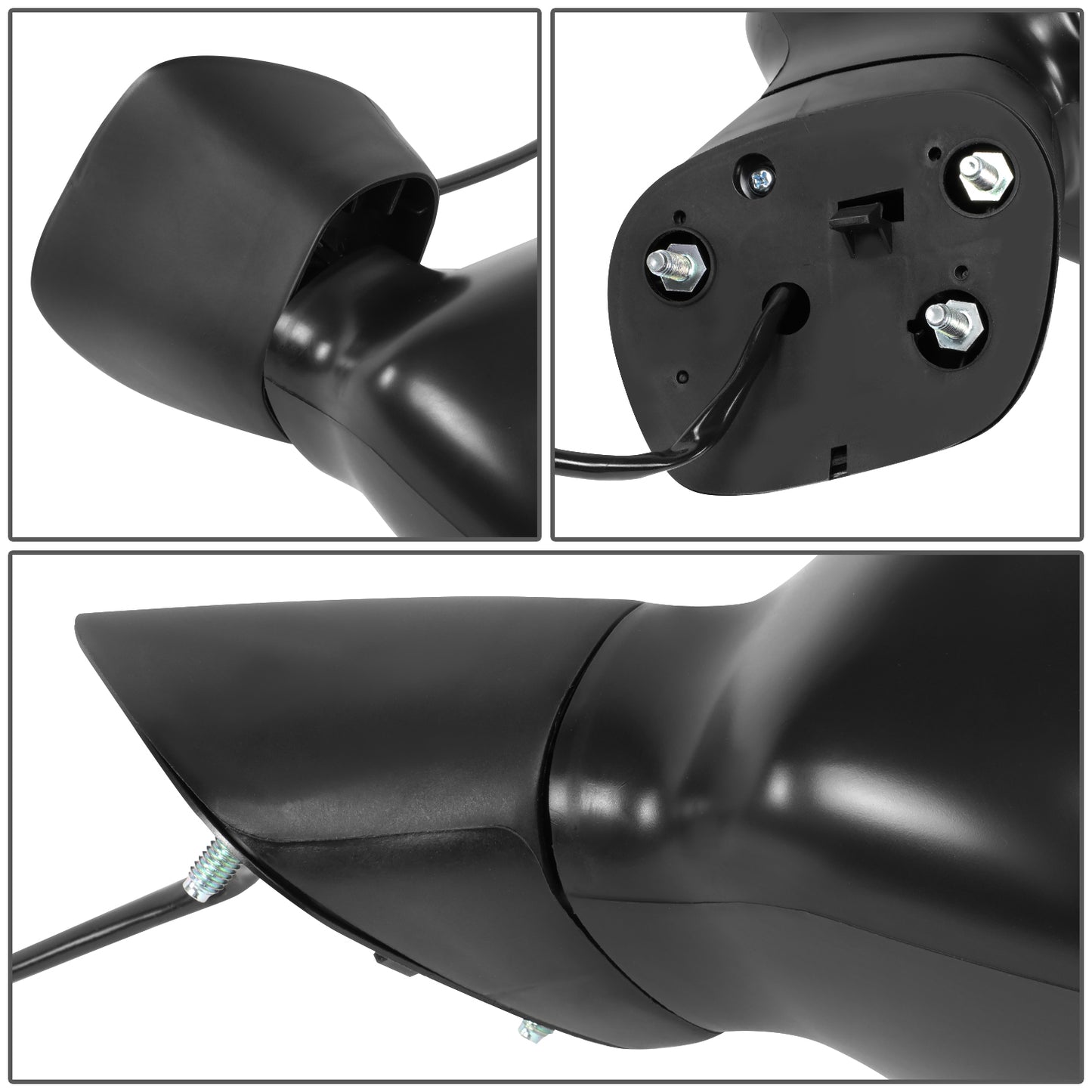 RETROVISOR MIRROR - OEM - 07-08 HONDA FIT - POWERED - PAINTABLE - WHITE - LEFT