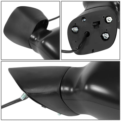 RETROVISOR MIRROR - OEM - 07-08 HONDA FIT - POWERED - PAINTABLE - WHITE - LEFT