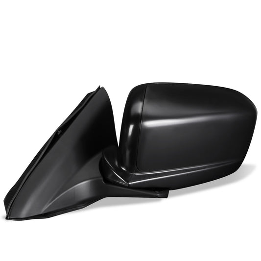 RETROVISOR MIRROR - OEM - 03-07 HONDA ACCORD 2-DOOR - POWERED - HEATED - TEXTURED - BLACK - LEFT