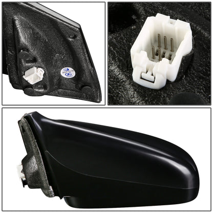 RETROVISOR MIRROR - OEM - 06-11 HONDA CIVIC 2-DOOR - POWERED - HEATED - PAINTABLE - BLACK - LEFT