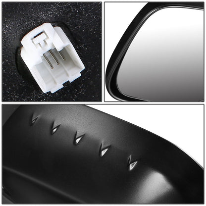 RETROVISOR MIRROR - OEM - 06-14 HONDA RIDGELINE RT - POWERED - TEXTURED - BLACK - LEFT