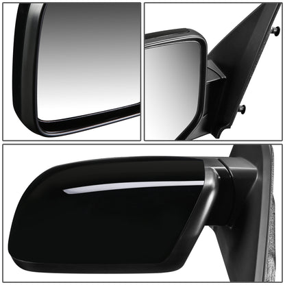 RETROVISOR MIRROR - OEM - 09-15 HONDA PILOT - POWERED - HEATED - PAINTABLE - BLACK - LEFT