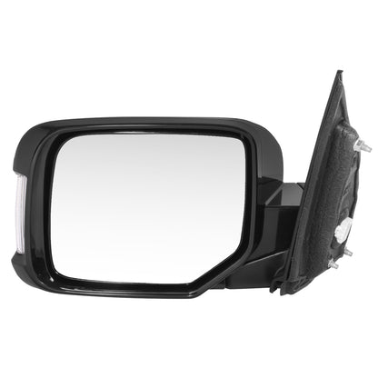 RETROVISOR MIRROR - OE STYLE - HONDA PILOT 09-15 - WITH POWER WITH HEATED WITH SIGNAL WITH MEMORY - DRIVER SIDE - PAINT TO MATCH - BLACK