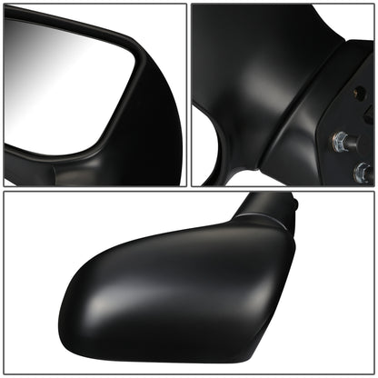 RETROVISOR MIRROR - OEM - 06-11 HONDA CIVIC - POWERED - HEATED - FOLDING - TEXTURED - BLACK MATERIAL - LEFT