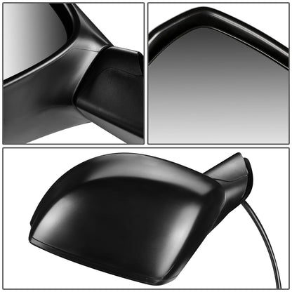 RETROVISOR MIRROR - OEM - 12-15 HONDA CIVIC - POWERED - PAINTABLE - BLACK - LEFT