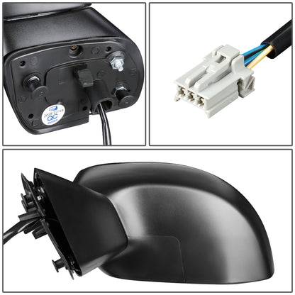 RETROVISOR MIRROR - OEM - 12-15 HONDA CIVIC - POWERED - PAINTABLE - BLACK - LEFT