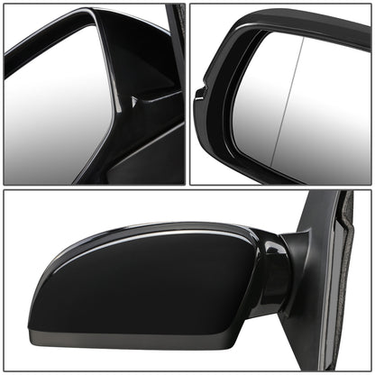 RETROVISOR MIRROR - OEM - 13-15 HONDA ACCORD 4-DR - POWERED - HEATED - W/ SIGNAL LIGHT - W/ ASPHERICAL GLASS - FOLDING - BLACK MATERIAL - LEFT