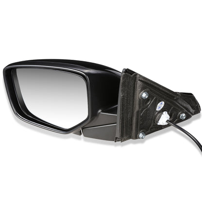 RETROVISOR MIRROR - OEM - 13-17 HONDA ACCORD 2-DOOR - POWERED - TEXTURED - BLACK - LEFT