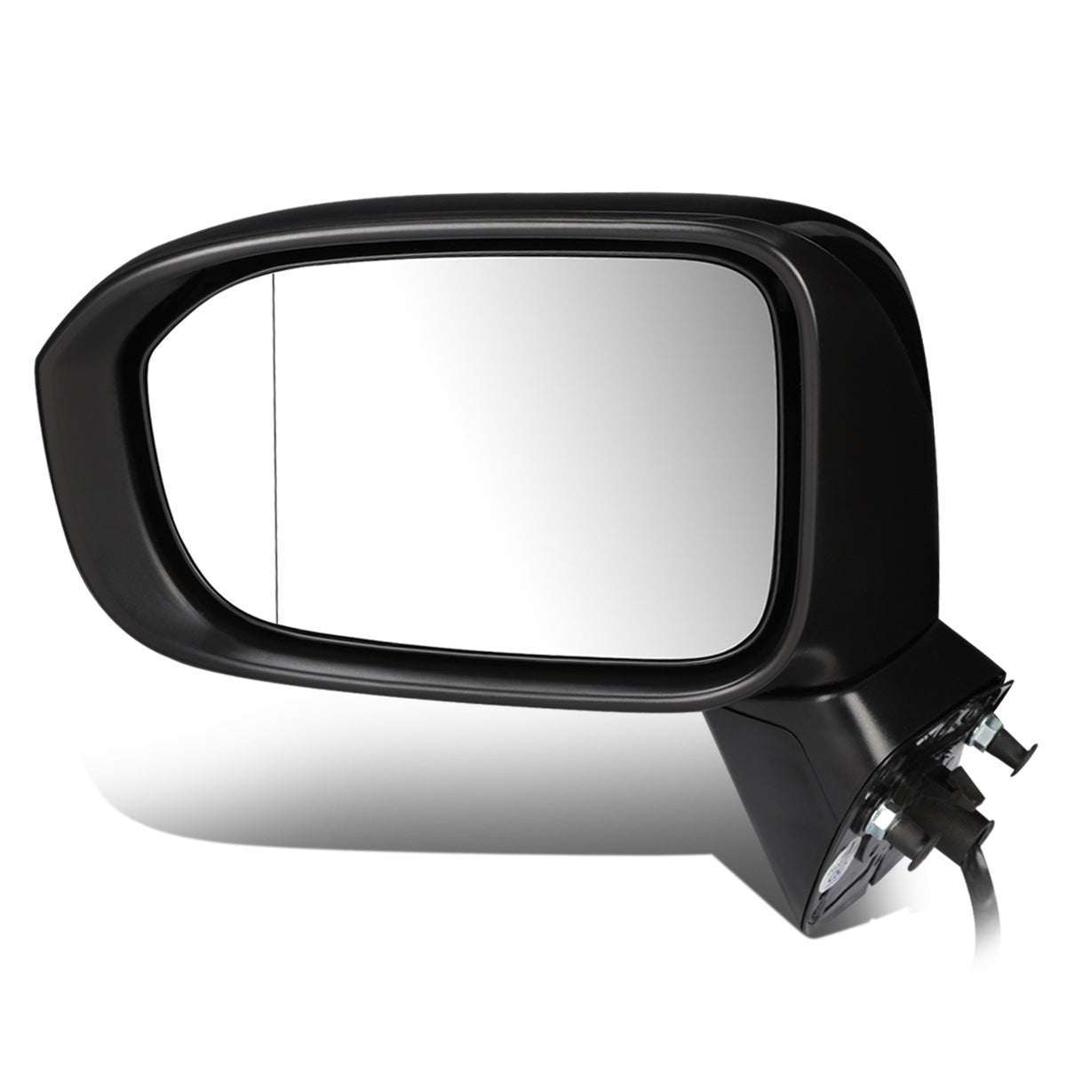 RETROVISOR MIRROR - OEM - 13-15 HONDA CIVIC 2/4-DR - POWERED - HEATED - FOLDING - BLACK MATERIAL - LEFT