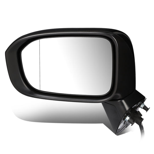RETROVISOR MIRROR - OEM - 13-15 HONDA CIVIC 2/4-DR - POWERED - HEATED - FOLDING - BLACK MATERIAL - LEFT