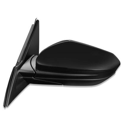 RETROVISOR MIRROR - OEM - 16-18 HONDA CIVIC 4-DR - POWERED - HEATED - FOLDING - W/ ASPHERICAL GLASS - BLACK MATERIAL - LEFT