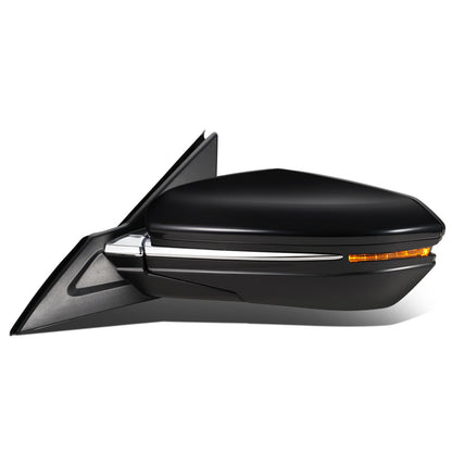 RETROVISOR MIRROR - OEM - 16-18 HONDA CIVIC 4-DR - POWERED - HEATED - W/ SIGNAL LIGHT - FOLDING - W/ ASPHERICAL GLASS - BLACK MATERIAL - LEFT