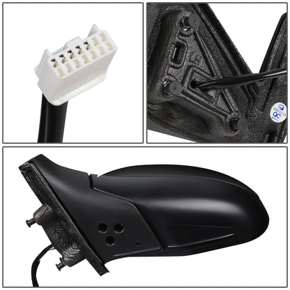 RETROVISOR MIRROR - OEM - 16-18 HONDA PILOT - POWERED - HEATED - FOLDING - W/ ASPHERICAL GLASS - BLACK MATERIAL - LEFT