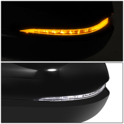 RETROVISOR MIRROR - OE STYLE - HONDA PILOT 16-18 - WITH POWER WITH HEATED WITH SIGNAL WITH MEMORY - AWD - DRIVER SIDE - PAINT TO MATCH - BLACK