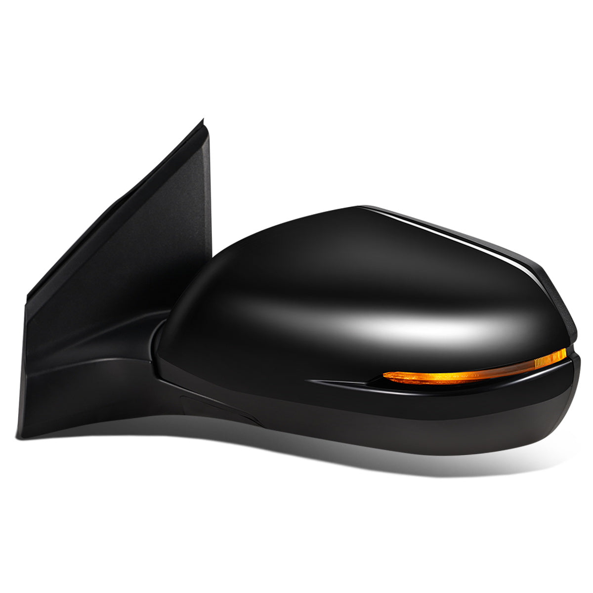 RETROVISOR MIRROR - OEM - 12-14 HONDA CR-V - POWERED - HEATED - W/ SIGNAL LIGHT - FOLDING - W/ ASPHERICAL GLASS - BLACK MATERIAL - LEFT