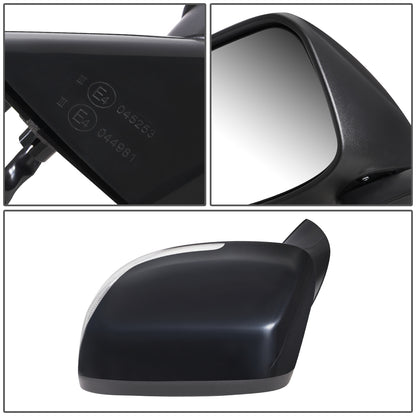 RETROVISOR MIRROR - OEM - 13-15 HONDA CIVIC - POWERED - HEATED - W/ SIGNAL LIGHT - FOLDING - BLACK MATERIAL - LEFT