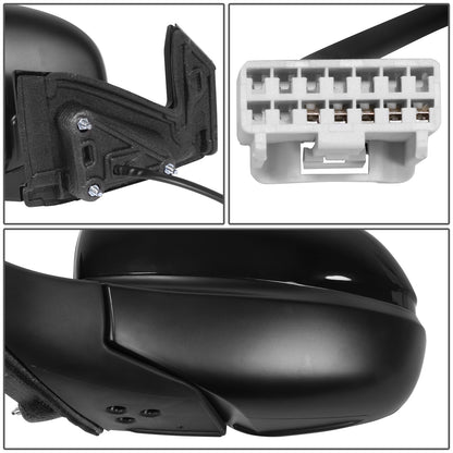 RETROVISOR MIRROR - OE STYLE - HONDA PILOT 17-22 - WITH POWER WITH HEATED GLASS - DRIVER SIDE - PAINT TO MATCH - BLACK
