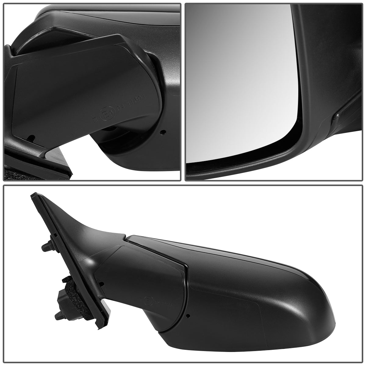 RETROVISOR MIRROR - OEM - 15-18 HONDA HR-V - POWERED - FOLDING - BLACK MATERIAL - LEFT