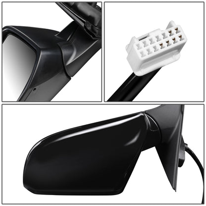 RETROVISOR MIRROR - OEM - 15-18 HONDA HR-V - POWERED - HEATED - W/ SIGNAL LIGHT - FOLDING - BLACK MATERIAL - LEFT