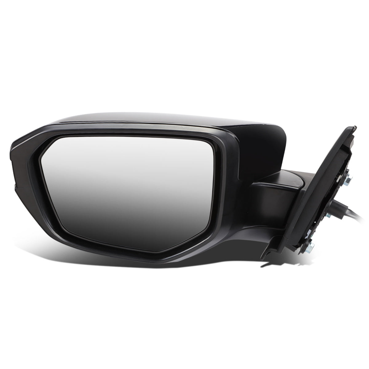 RETROVISOR MIRROR - OEM - 16-18 HONDA CIVIC 2/4-DR - POWERED - FOLDING - BLACK MATERIAL - LEFT
