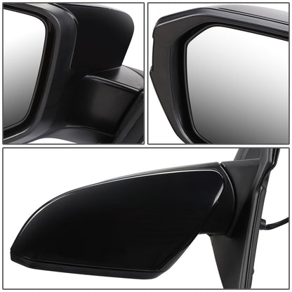 RETROVISOR MIRROR - OEM - 16-18 HONDA CIVIC 2/4-DR - POWERED - FOLDING - BLACK MATERIAL - LEFT