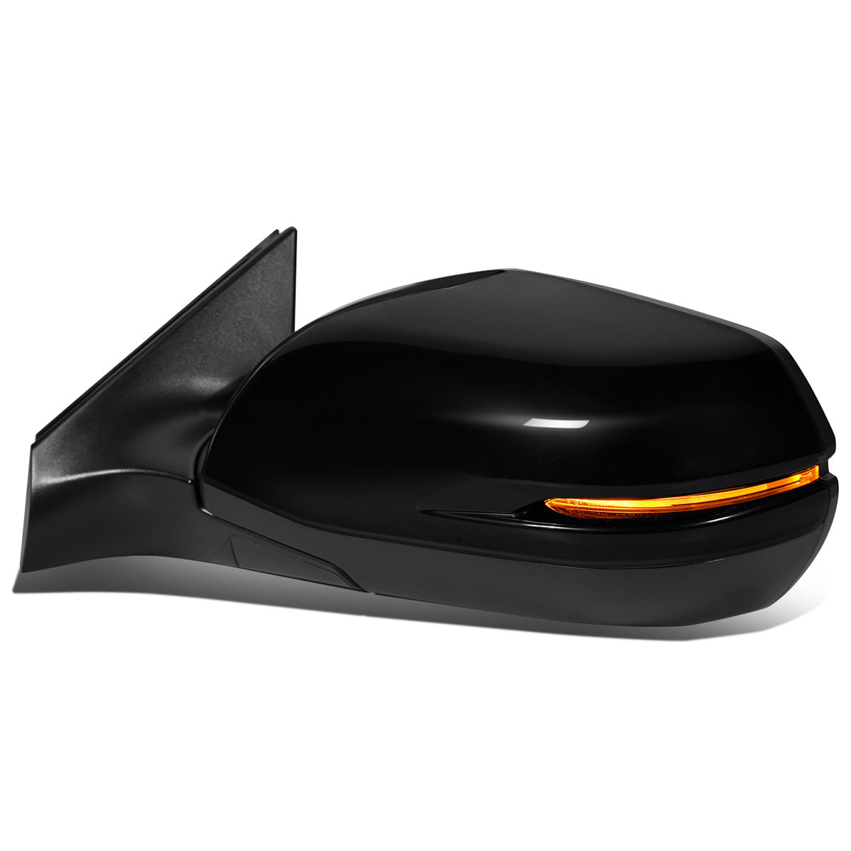 RETROVISOR MIRROR - OEM - 17-20 HONDA CR-V - POWERED - HEATED - W/ SIGNAL LIGHT - W/ BSD - FOLDING - BLACK MATERIAL - LEFT